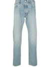 Simon Miller Mid-rise Tapered Jeans In Blue