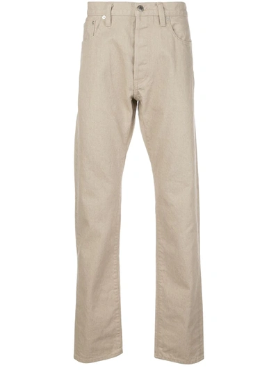 Simon Miller Mid-rise Tapered Jeans In Neutrals