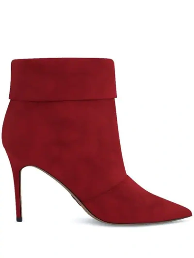 Paul Andrew Banner 85 Ankle Boots In Red