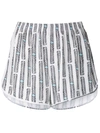 Lygia & Nanny Lee Printed Jersey Shorts In White