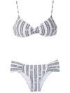 Lygia & Nanny Vitoria Printed Bikini Set In White