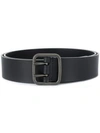 Gucci Embossed Logo Belt In Black