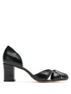 Sarah Chofakian Sarah Leather Pumps In Black