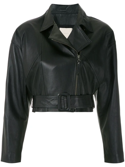 Framed Perfecto Deli Leather Jacket In Black