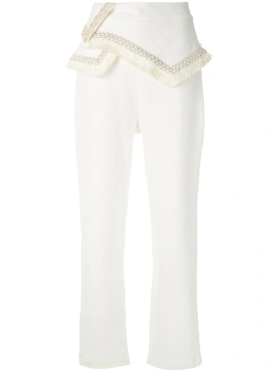 Framed Sunday Straight Trousers In Neutrals
