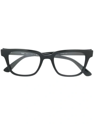 Ray Ban Rb4323v Square-frame Glasses In Black