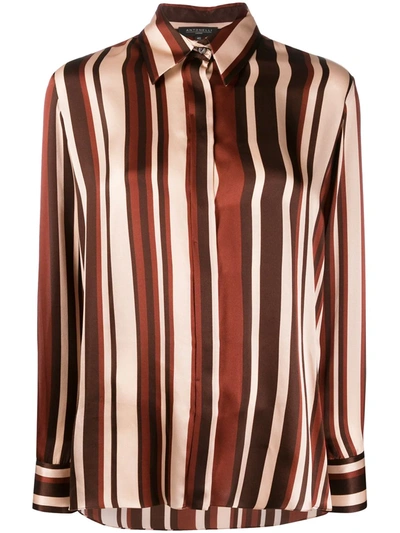 Antonelli Clayton Striped Shirt In Neutrals