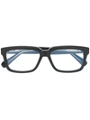 Brioni Rectangular Frame Glasses In Black