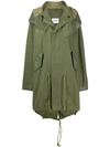 Ambush Oversized Military Jacket In Green