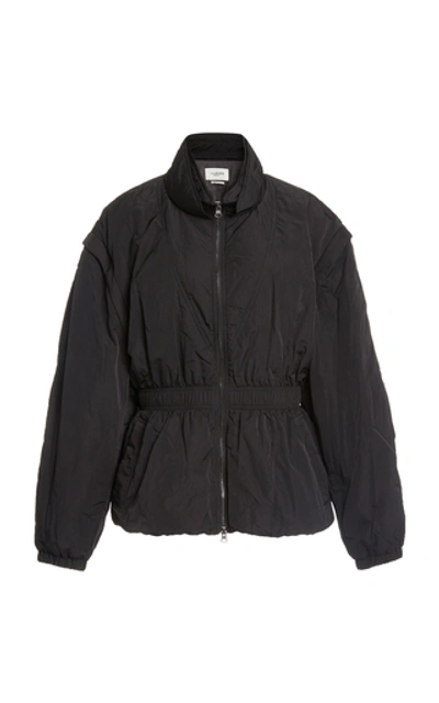 Isabel Marant Étoile Dastya Convertible Tech Zip-front Jacket In Black