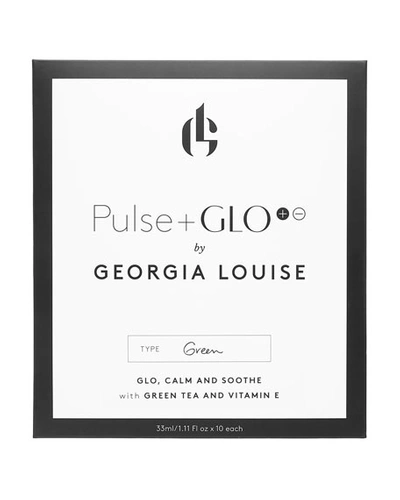 Georgia Louise Pulse+glo Green Sheet Masks
