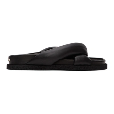 Kenzo Padded Strap Sliders In Black