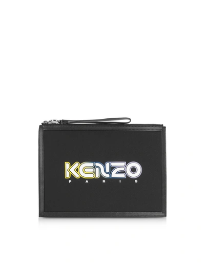 Kenzo Handbags Black Kombo Large Pouch