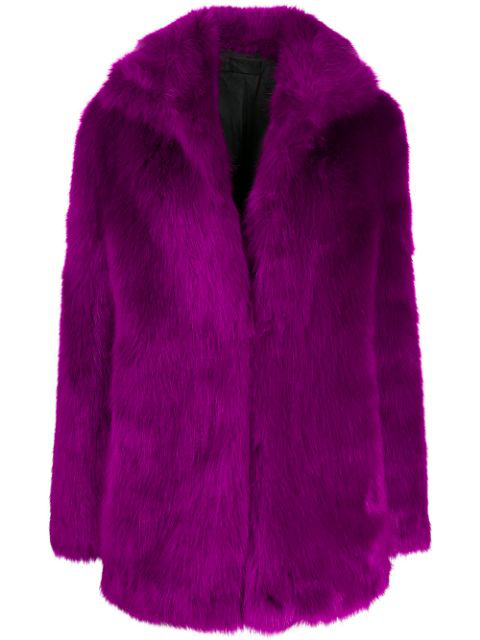 Rta Kate Faux Fur Jacket In Purple | ModeSens
