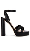 Tony Bianco Liv Platform In Black Capretto