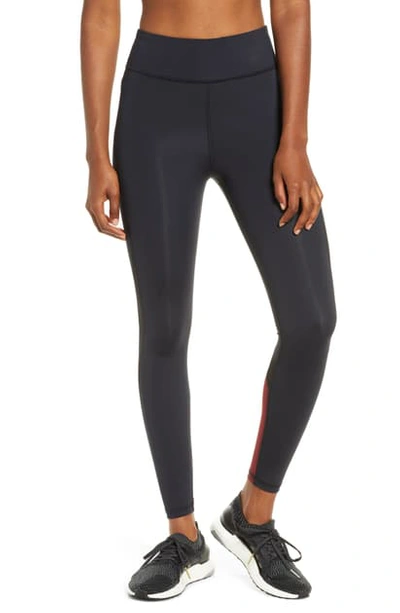 Alala Heroine Ankle Leggings In Bordeaux