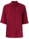Joseph Plain Shirt - Red