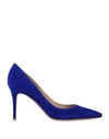 Gianvito Rossi Pumps In Bright Blue