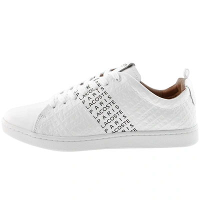 Lacoste Men's Carnaby Evo Leather Sneakers - 9.5 In White