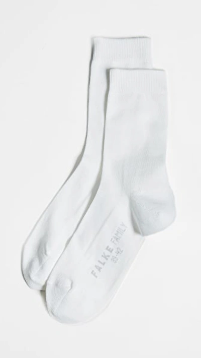 Falke Family Ankle Socks In White