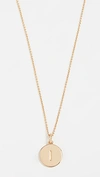Kate Spade Letter Pendant Necklace In I