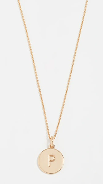 Kate Spade Letter Pendant Necklace