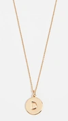 Kate Spade Letter Pendant Necklace In Gold