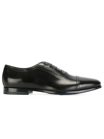Paul Smith - Brogue Detail Oxford Shoes In Black | ModeSens