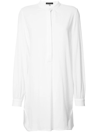 Ann Demeulemeester Sheer Oversized Shirt In White