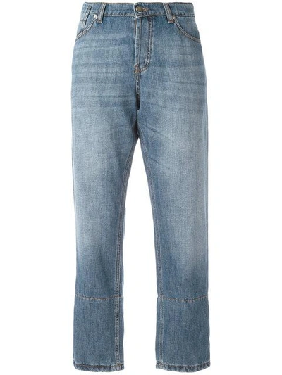 Marni Cropped Jeans In Blue