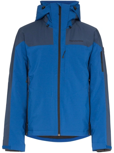 Peak Performance Blue Maroon Race Jacket