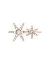 Jennifer Behr Venus Star Rose Gold-tone Crystal Hair Slide