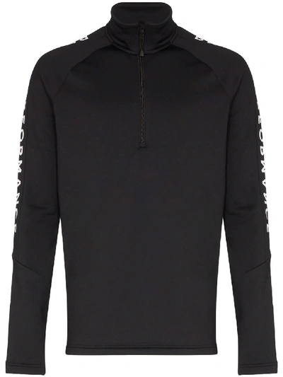 Peak Performance Rider Half Zip Sweatshirt In Black