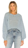 Joie Pravi Balloon-sleeve Sweater In Ice