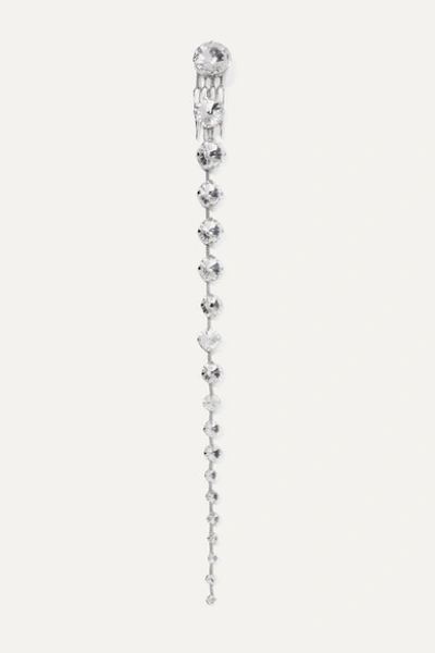 Lelet Ny Rhodium-plated Crystal Hair Slide In Silver