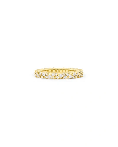 Paul Morelli Confetti 18k Yellow Gold Ring With White Diamonds
