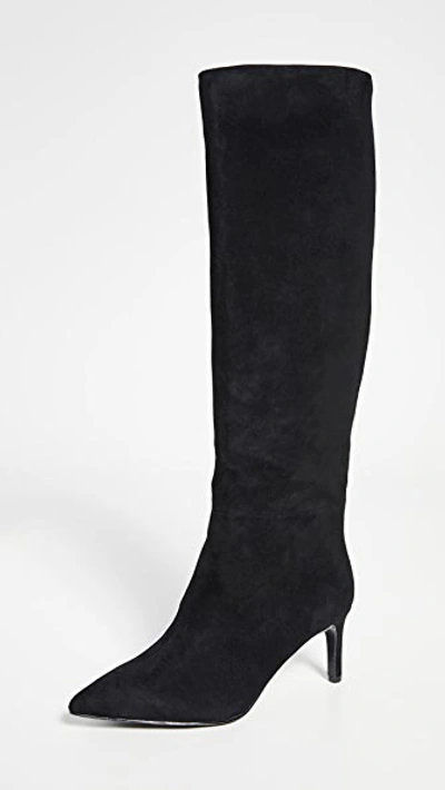 Alice And Olivia Maeven To-the-knee Boots In Black