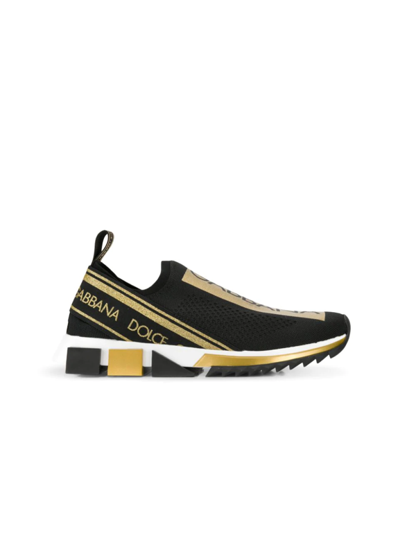 dolce and gabbana yellow and black sneakers