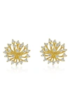 Hueb Luminus Large Diamond Earrings In Yellow Gold