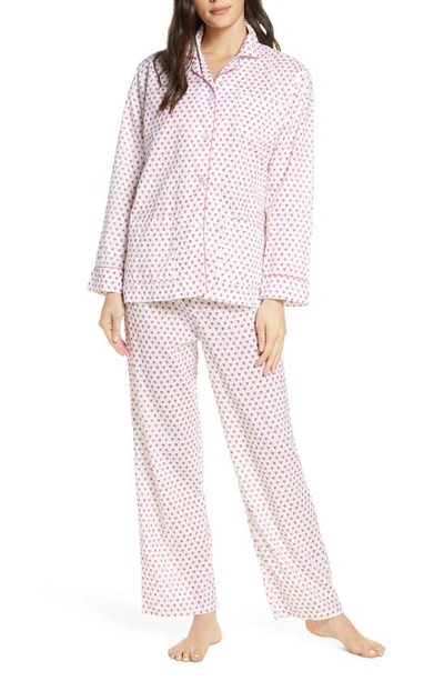 Roller Rabbit Hearts Pajamas In Pink