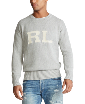 Polo Ralph Lauren Men's Rl Cotton Sweater In Andover Heather | ModeSens