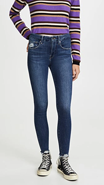 Good American Good Legs Extreme Stiletto Jeans In Blue340
