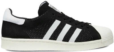 Pre-owned Adidas Originals  Superstar Boost Primeknit Black White In Footwear White/core Black/off White