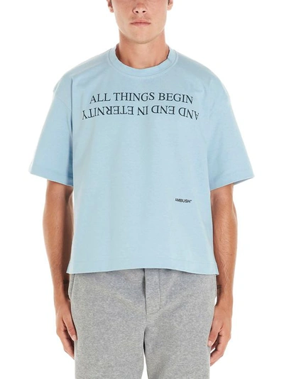 Ambush T-shirt In Light Blue