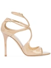 Jimmy Choo Ivette Strappy Sandals In Neutrals