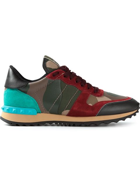 Valentino Garavani Camouflage Trainers | ModeSens