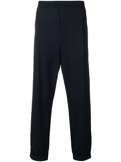 Giorgio Armani Smart Track Pants In Blue