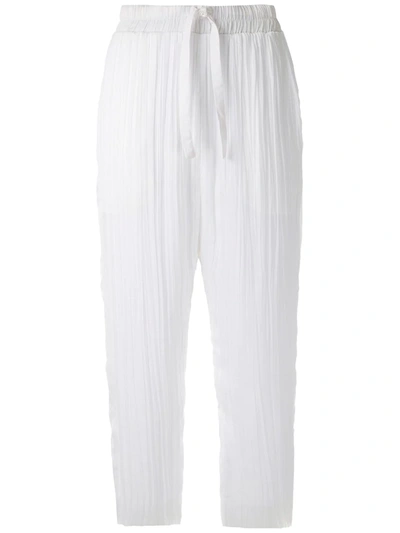 Uma Raquel Davidowicz Artesia Cropped Trousers In White