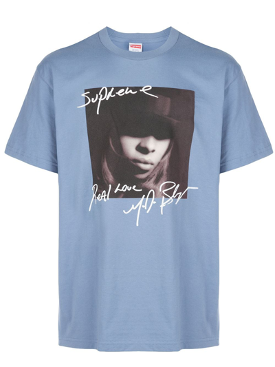 Supreme Mary J. Blige T-shirt In Blue