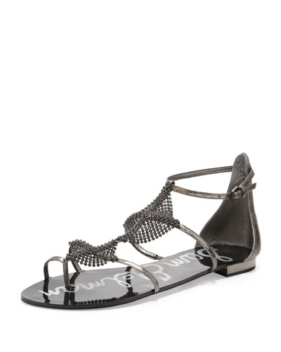 sam edelman crystal sandals